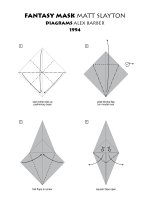 Tài liệu Nghệ thuật xếp hình Nhật Bản:mask pptx