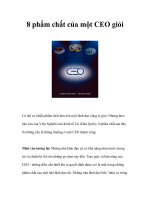 Tài liệu 8 phẩm chất của một CEO giỏi docx