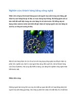 Tài liệu Nghiên cứu khách hàng bằng công nghệ docx