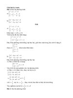 Tài liệu Hàm bậc 3 và bậc 4, cách giải doc