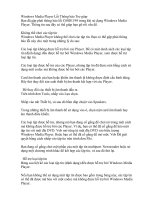 Tài liệu Windows Media Player Lỗi Thông báo Trợ giúp pdf