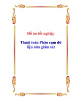 Tài liệu Đồ án tốt nghiệp Thuật toán Phân cụm dữ liệu nửa giám sát doc