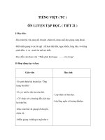 Tài liệu Tiếng việt - ÔN LUYỆN TẬP ĐỌC ( TIẾT 21 ) pdf