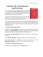Tài liệu Học Adobe Flash CS4 căn bản Flash CS4 – Bài 7 pdf