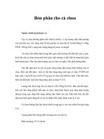 Tài liệu Bón phân cho cà chua pptx