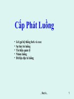 Tài liệu Cấp Phát Luồng pptx