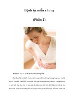 Tài liệu Bệnh tự miễn chung (Phần 2) ppt