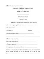 Tài liệu Mẫu đơn xin giao rừng (dùng cho tổ chức) docx