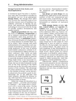 Tài liệu Color Atlas of Pharmacology (Part 2): Drug Administration doc