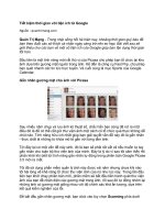 Tài liệu Tiết kiệm thời gian với tiện ích từ Google pdf