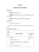 Tài liệu Khoa học 4 - KHÔNG KHÍ BỊ Ô NHIỄM pptx