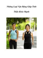 Tài liệu Những Loại Vận Động Giúp Tinh Thần Khỏe Mạnh pdf