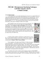 Tài liệu Microprocessor Interfacing Techniques Lab VIEW Tutorial Part 2 doc