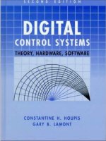 Digital control systems theory  hardware  software   constantine h  houpis  gary b  lamont 
