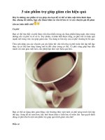 Tài liệu 3 sản phẩm trợ giúp giảm cân hiệu quả docx