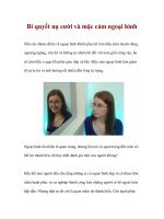 Tài liệu Bí quyết nụ cười và mặc cảm ngoại hình doc