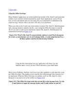 Tài liệu Using the Office Envelope docx