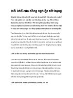 Tài liệu Nỗi khổ của đồng nghiệp tốt bụng pdf