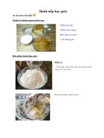 Tài liệu Bánh nếp bọc gato Ăn là lạ hay lắm đấy! docx