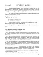 Tài liệu Chương X: XỬ LÝ KẾT QUẢ ĐO docx