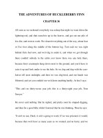 Tài liệu LUYỆN ĐỌC TIẾNG ANH QUA TÁC PHẨM VĂN HỌC-THE ADVENTURES OF HUCKLEBERRY FINN CHAPTER 36 pptx