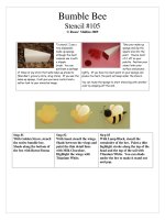 Tài liệu Bumble Bee-Stencil #105 pdf
