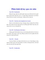 Tài liệu Phim kinh dị hay qua các năm docx