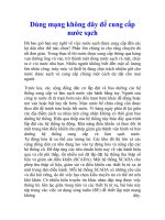 Tài liệu Dùng mạng không dây để cung cấp nước sạch ppt