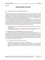 Tài liệu Chương 6: Hoạch định sản xuất pdf