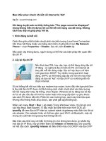 Tài liệu Mẹo khắc phục nhanh khi kết nối Internet bị ''''đứt'''' pptx