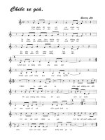 Tài liệu Bài hát chiếc xe già - Quang Lộc (lời bài hát có nốt) docx