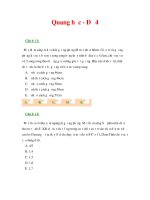 Tài liệu Quang học - Đề 4 docx