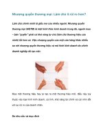 Tài liệu Nhượng quyền thương mại: Làm chủ ít rủi ro hơn? ppt