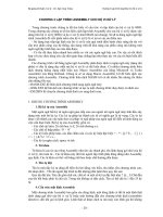 LẬP TRÌNH ASSEMBLY CHO HỆ VI XỬ LÝ