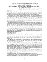 Tài liệu Giải pháp thực hiện môn âm nhạc theo chương trình đổi mới tuổi mẫu giáo ppt