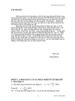 ĐỒ ÁN MÔN HỌC CHI TIẾT MÁY