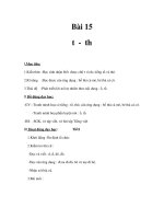Tài liệu Tiếng việt 1 - Bài 15, 16 pdf