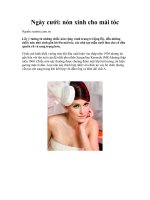 Tài liệu Ngày cưới: nón xinh cho mái tóc ppt