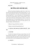 Tài liệu HƯỚNG DẪN ĐÁNH GIÁ docx