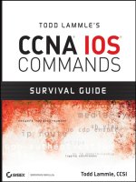 Tài liệu Todd Lammle’s CCNA ® IOS ® Command Survival Guide pptx
