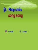 Tài liệu §5. Phép chiếu song song pdf