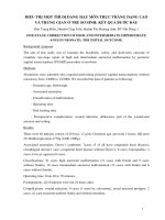 Tài liệu Điều trị một thì dị dạng hậu môn trực tràng ở trẻ sơ sinh pptx