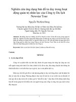 Nghiên cứu ứng dụng bản đồ tư duy trong hoạt động quản trị nhân lực của công ty du lịch newstar tour 