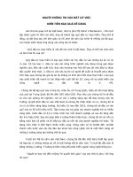 Tài liệu NGƯỜI KHÔNG TIN VÀO BẤT CỨ VIỆC KIẾM TIỀN NÀO QUÁ DỄ DÀNG doc