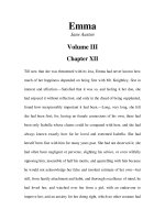 Tài liệu LUYỆN ĐỌC TIẾNG ANH QUA TÁC PHẨM VĂN HỌC-Emma -Jane Austen Volume III Chapter XII ppt