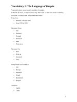 Tài liệu Vocabulary 1: The Language of Graphs ppt