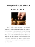 Tài liệu Các nguyên tắc cơ bản của OECD về quản trị Công ty docx
