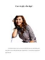Tài liệu Cao và gầy vẫn đẹp! doc
