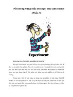 Tài liệu Nền móng vững chắc cho ngôi nhà kinh doanh (Phần 3) docx