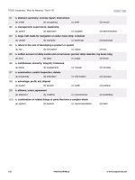 Tài liệu 3420 TOEIC vocabulary tests words by Meaning part 23 pdf